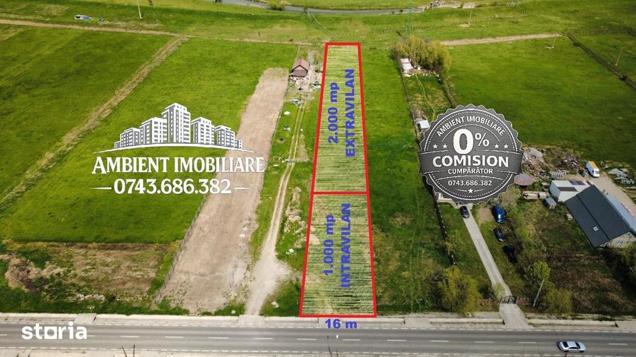 Teren de 3000 mp, în Central