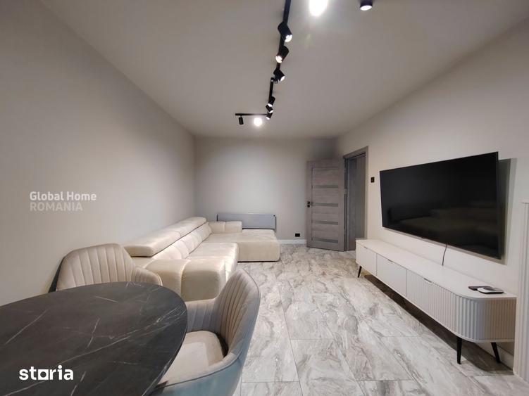 Apartament cu 2 camere decomandat, mobilat în Dorobanți