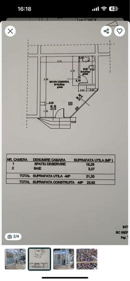 Spațiu comercial, de 24 mp, în Decebal