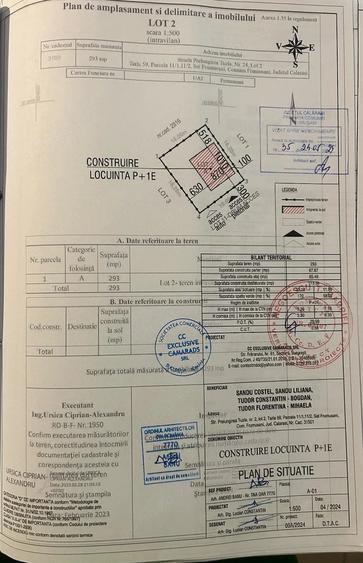 Casă cu Teren 400 Mp în Frumușani