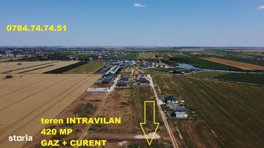 Teren INTRAVILAN cu gaz si curent - com Berceni - 3