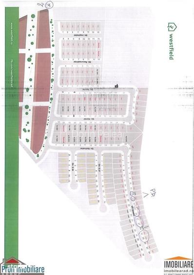 2 parcele de 400mp in Westfild pt.case noi