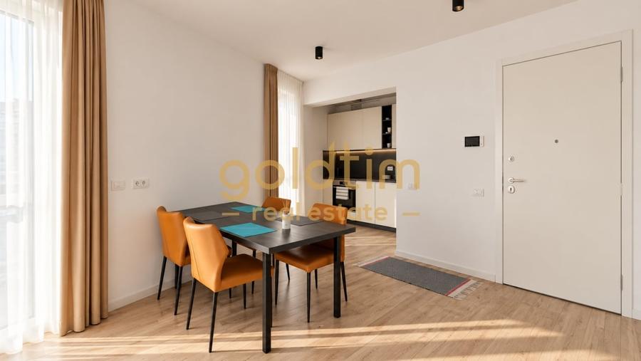 Apartament cu 2 camere decomandat, mobilat în Herăstrău