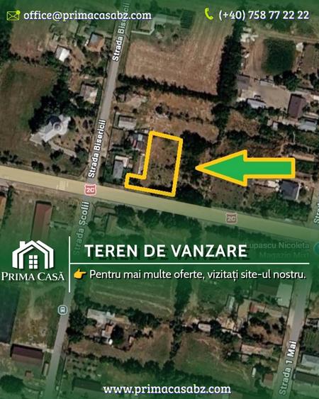 Teren Construcții intravilan de 1300 mp, în Călțuna
