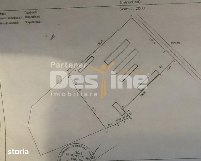 Teren de 39581 mp, în Dragomirești