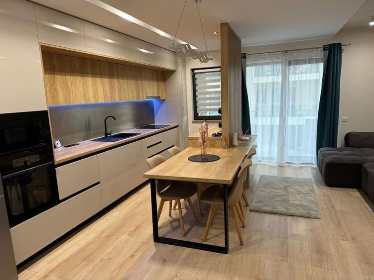 Vand apartament cu 3 camere 78 mp etaj 1 ultrafinisat si mobilat bloc nou Ansamblu Riverland - 7