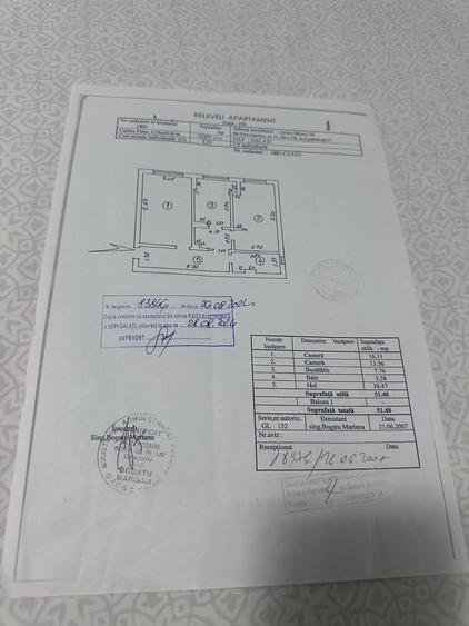 Apartament cu 2 camere decomandat în Central
