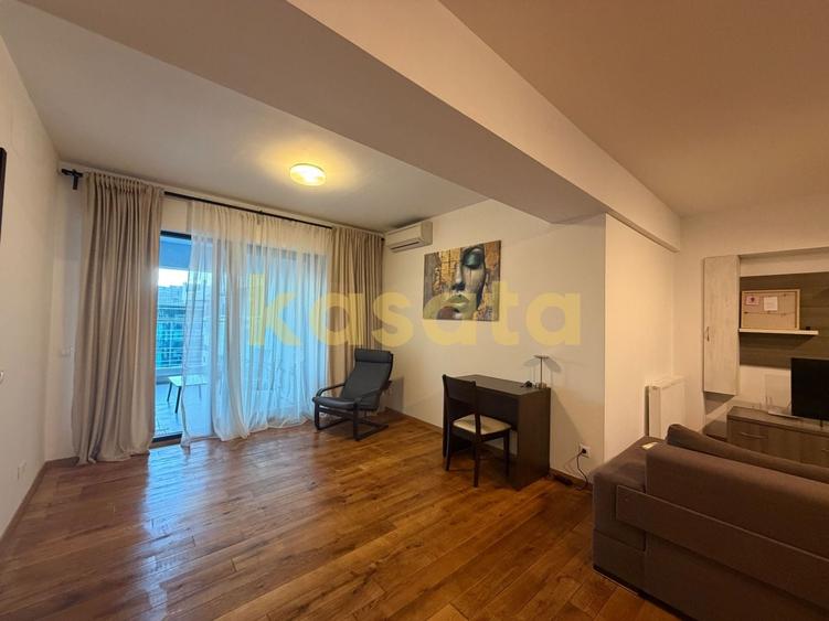 Apartament cu 2 camere semidecomandat, mobilat în Barbu Văcărescu