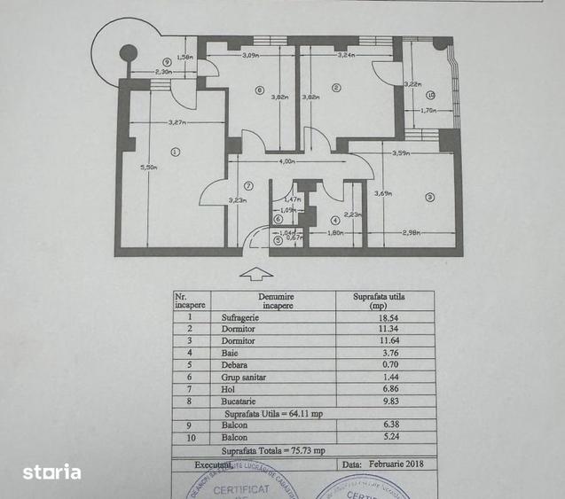 Apartament decomandat 3 camere Gavana - 8