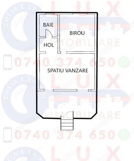 Spațiu comercial, de 75 mp, în Babadag