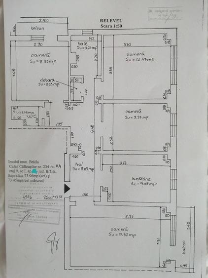 Apartament cu 4 camere decomandat în Viziru 3