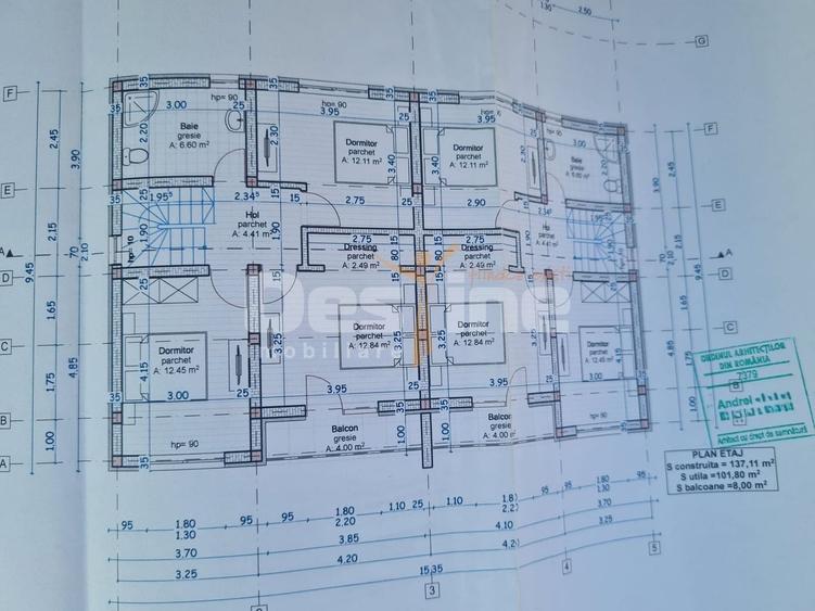Duplex cu 4 camere cu Canalizare în Miroslava