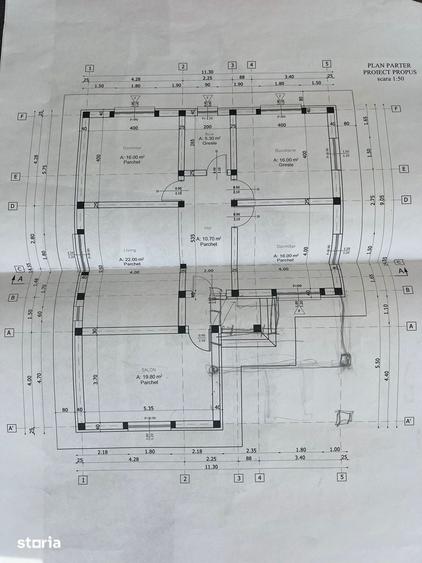 Casă cu 4 camere cu Teren 800 Mp în Central