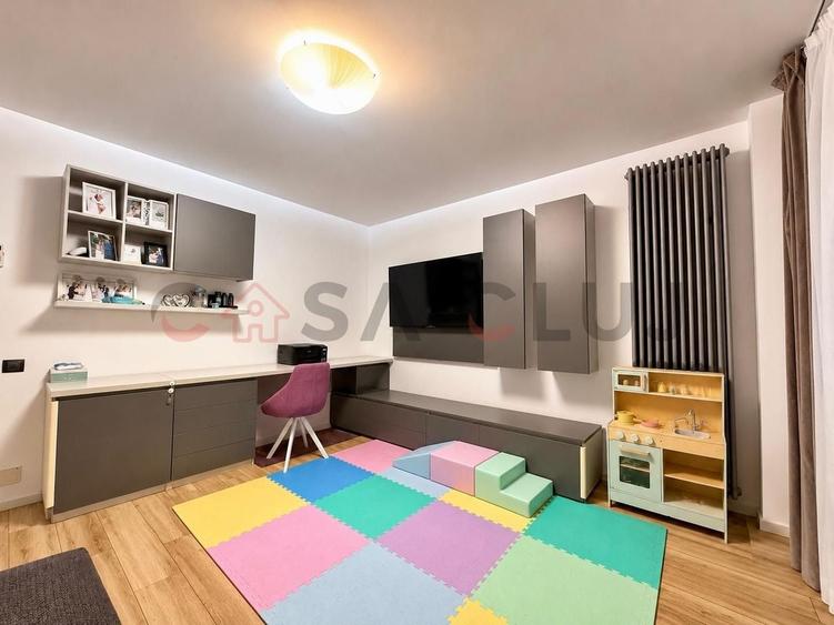 Apartament cu 3 camere decomandat, mobilat în Borhanci