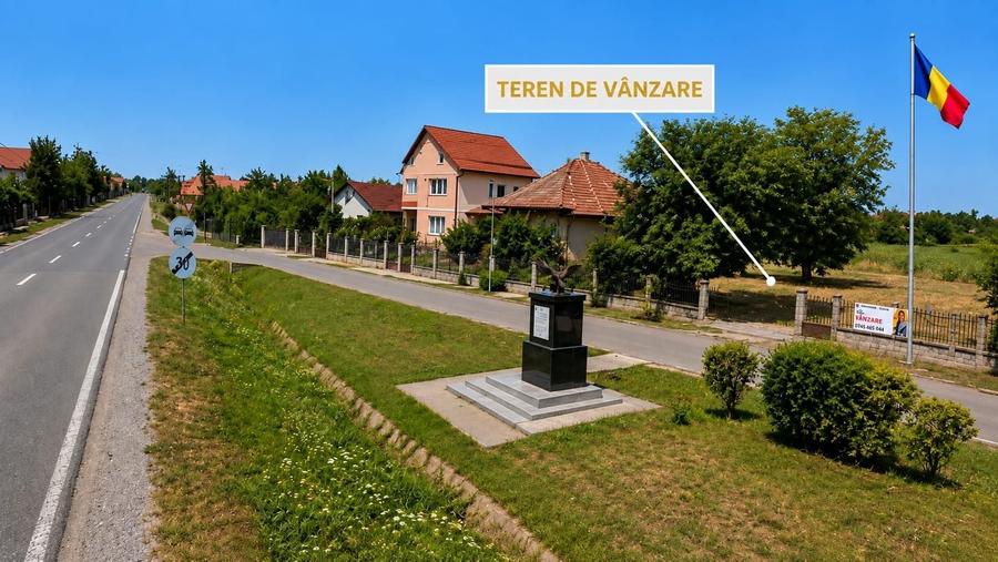 Teren Construcții intravilan de 2800 mp, în Doba