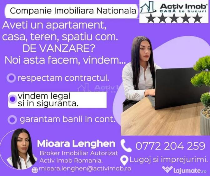Apartament cu 4 camere nedecomandat în Central
