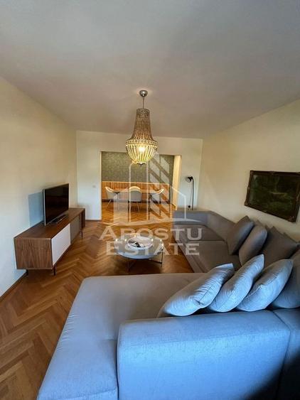 Apartament cu 3 camere decomandat, mobilat în Take Ionescu