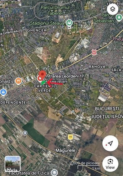 Teren de 1000 mp, în Central