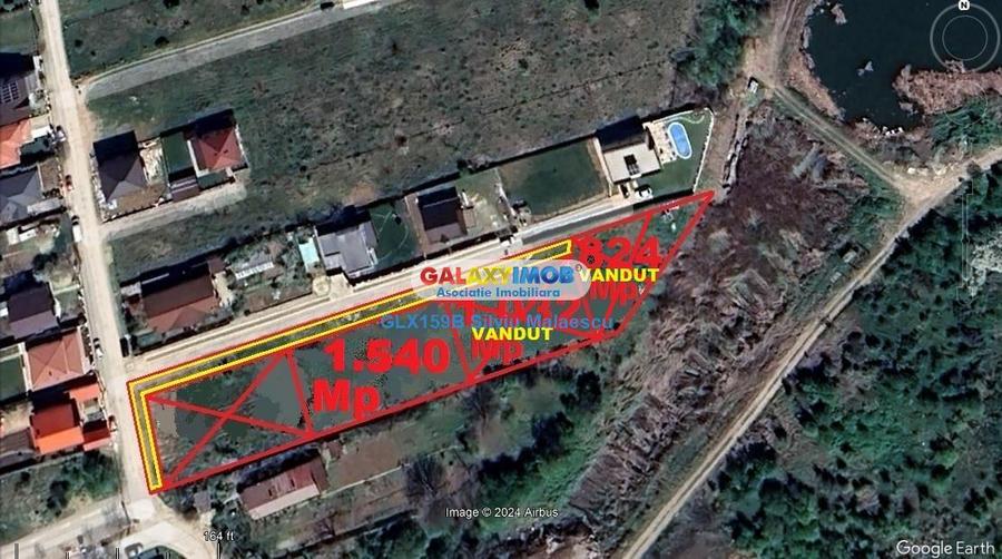 Teren Construcții intravilan de 1540 mp, în Balotești