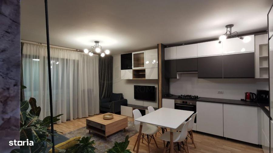 Apartament cu 2 camere, mobilat în Tei