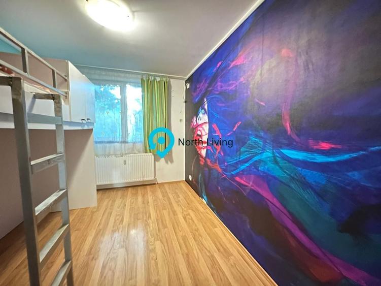 Apartament cu 3 camere semidecomandat, mobilat în Titan