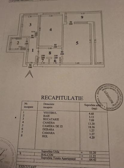 Apartament cu 2 camere decomandat în Titan