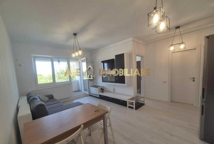 Apartament cu 2 camere semidecomandat, mobilat în Giurgiului