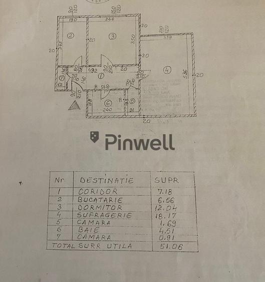 Apartament cu 2 camere decomandat, mobilat în Rahova