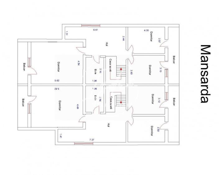 Duplex cu 5 camere cu Canalizare în Tălmaciu