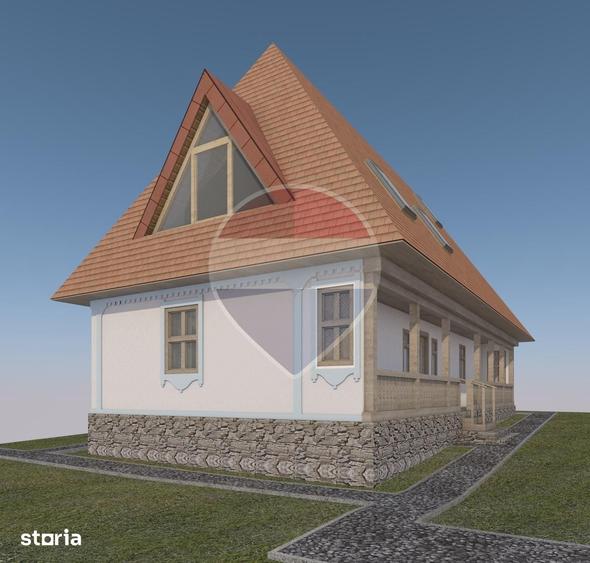 Casă cu 4 camere cu Teren 242 Mp în Firiza