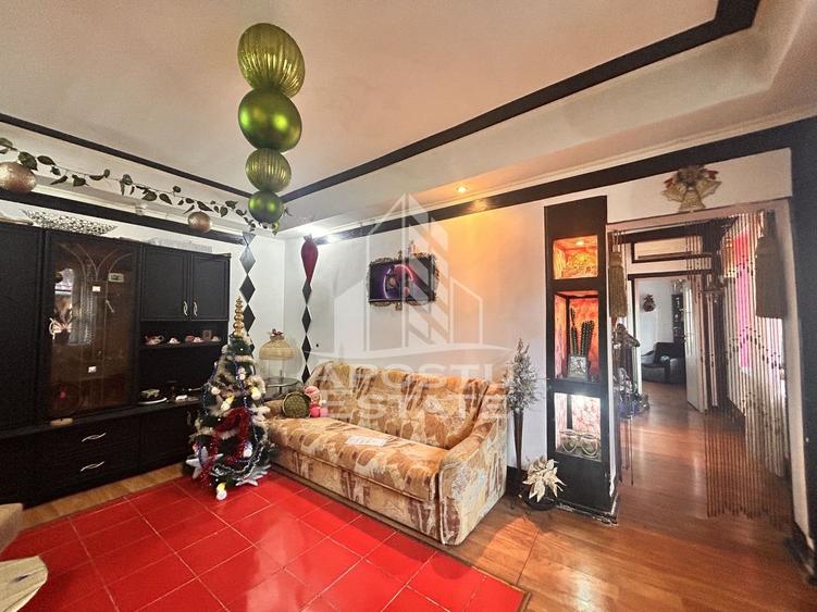 Apartament cu 3 camere semidecomandat, mobilat în Iosefin