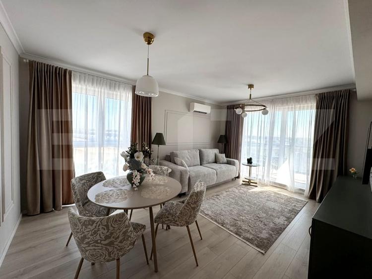 Apartament cu 2 camere semidecomandat, mobilat în Lipovei
