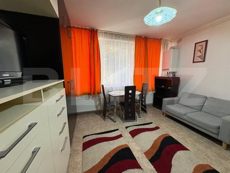 Apartament cu 2 camere semidecomandat, mobilat în Bună Ziua