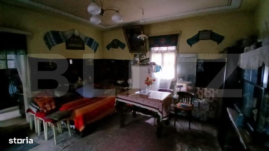 Casă cu 2 camere cu Teren 624 Mp în Deda