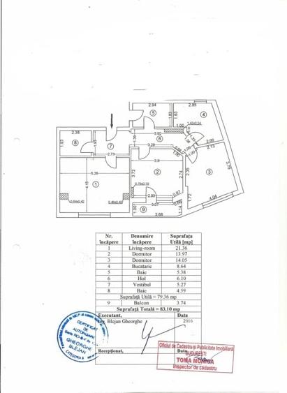 Apartament cu 3 camere decomandat, mobilat în Alexandru Obregia