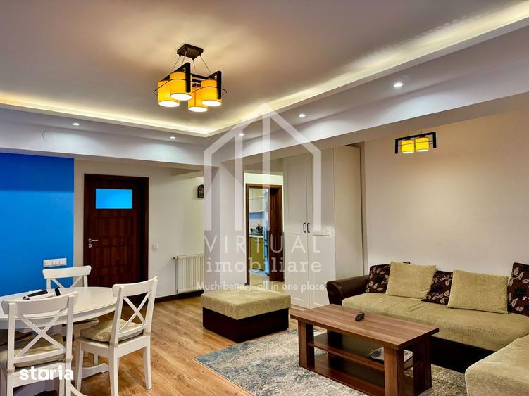 Apartament cu 3 camere, mobilat în Lazaret