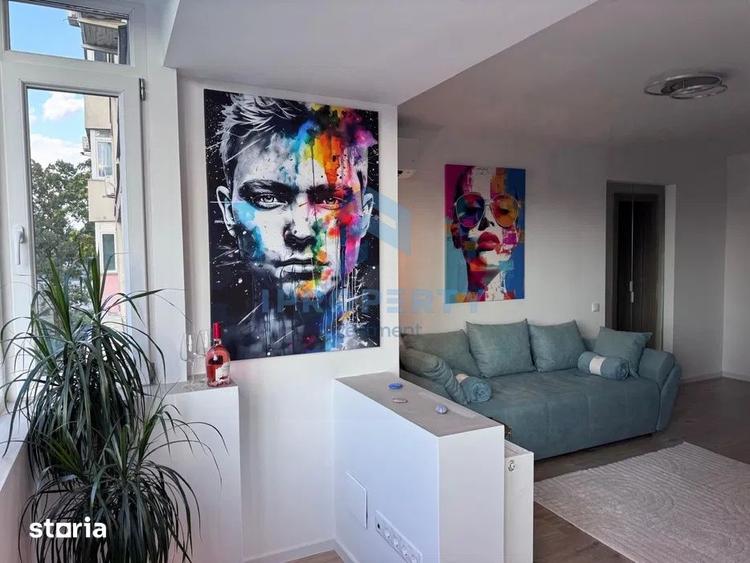 Apartament cu 2 camere, mobilat în Tei