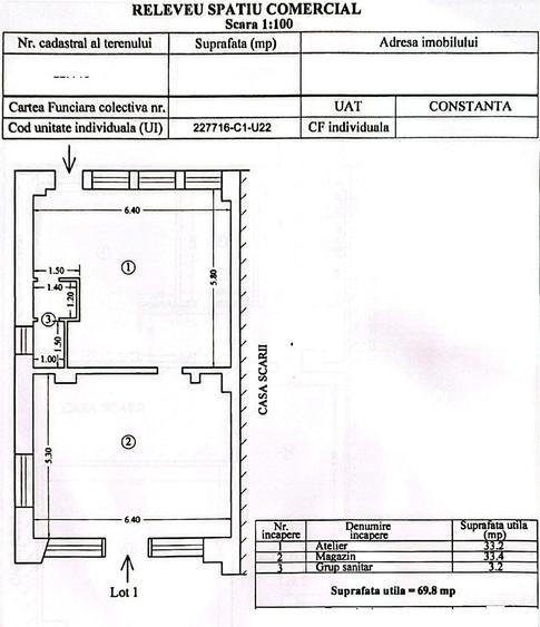 Spațiu comercial, de 70 mp, în Inel II