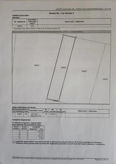 Teren de 2207 mp, în Bălăceanca