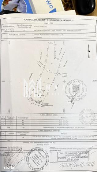 Casă cu 8 camere cu Teren 3500 Mp în Măldărești