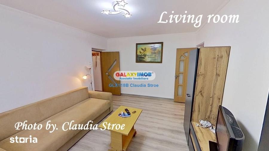 Apartament cu 3 camere semidecomandat, mobilat în Berceni