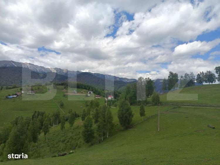 Teren cu fundatie de cabana, intabulat, 1.093 mp Satul Pestera, co - 8