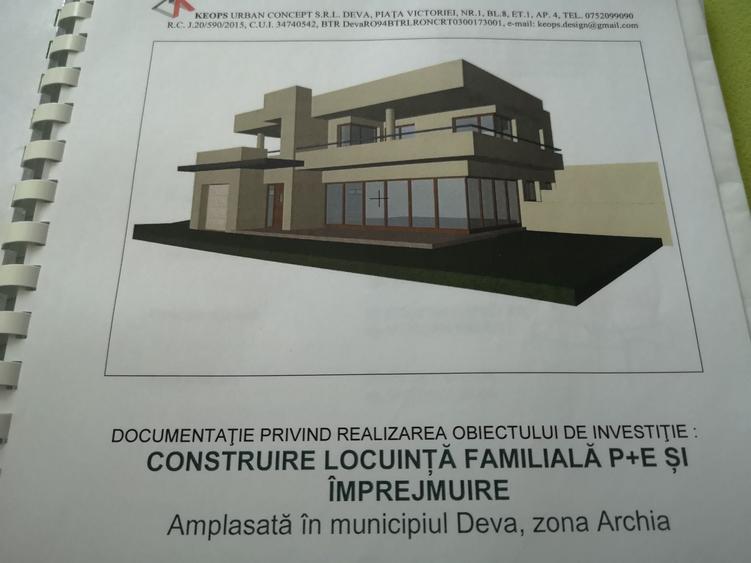 Teren 1050 mp cu casa in constructie - 4