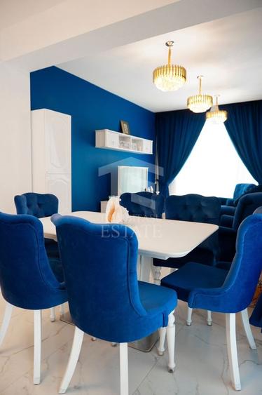 Apartament cu 3 camere decomandat, mobilat în Central