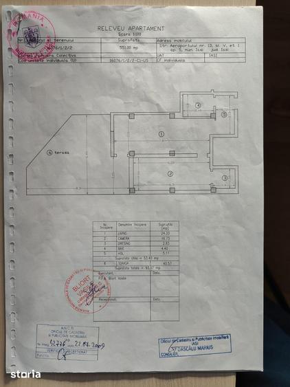 Apartament cu 3 camere decomandat în Tătărași
