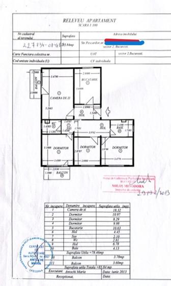 Apartament cu 4 camere decomandat în Colentina