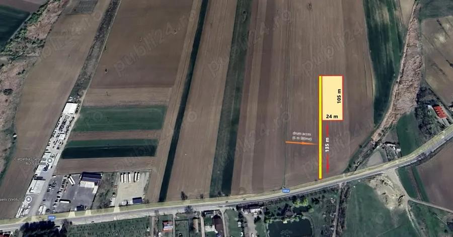 Teren de 2500 mp, în Secuieni