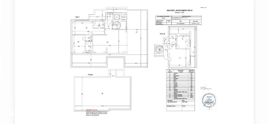 Apartament cu 4 camere decomandat în 13 Septembrie
