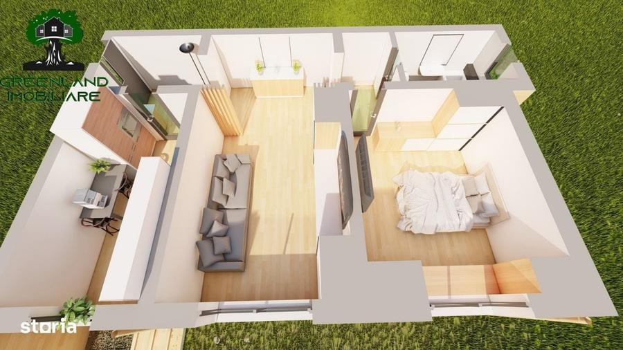 Apartament cu 2 camere decomandat în Nicolina