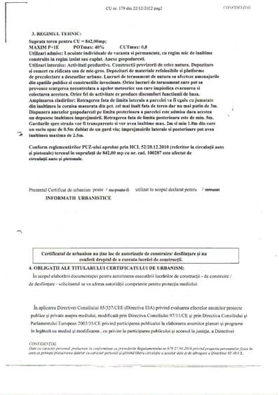 Teren Construcții intravilan de 500 mp, în 23 August
